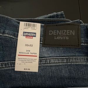Mens Levi’s denizen Jeans 208 regular taper